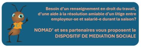 Coordonnées partenaires médiation sociale 2026