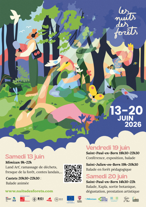 2026 - Affiche Les Nuits des Forêts sur le territoire