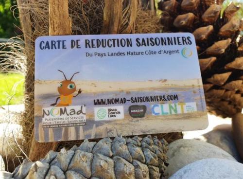 carte de réduction saisonniers NOMAD