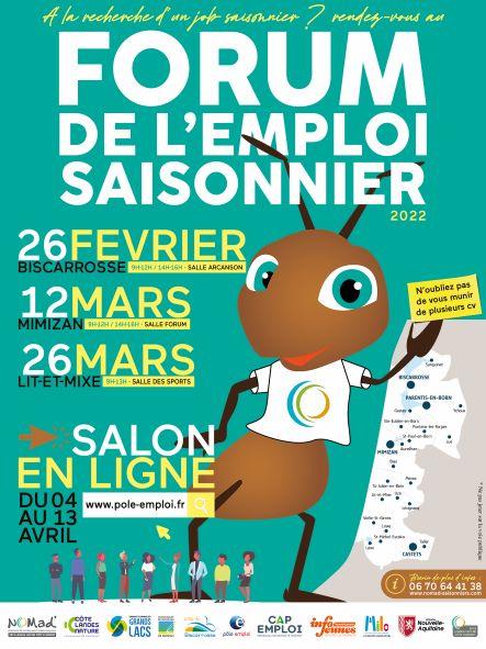 Forum de l'emploi saisonnier 2022 - NOMAD