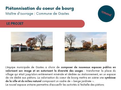 Fiche piétonnisation Gastes