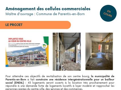 Expo fiche cellules commerciales Parentis