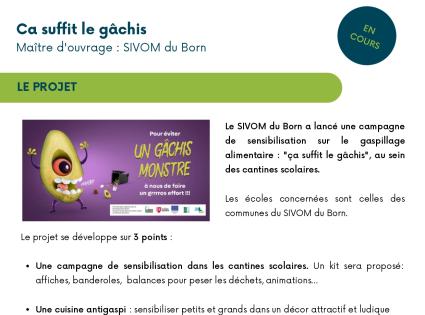 Fiche ça suffit le gachis